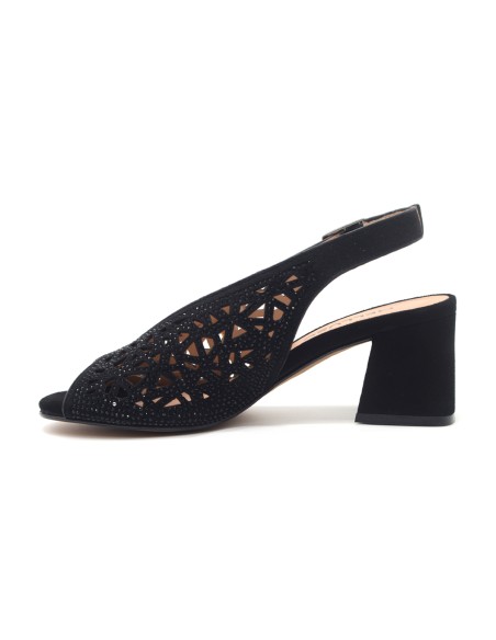 Melluso sandalo elegante con strass